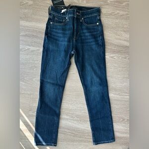 Banana Republic Women's High Rise Slim Dark Blue Jeans 25P